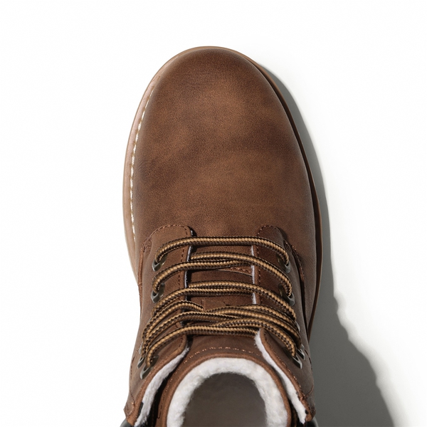 Men's Winter Work Snow Boots  - BROWN - 2