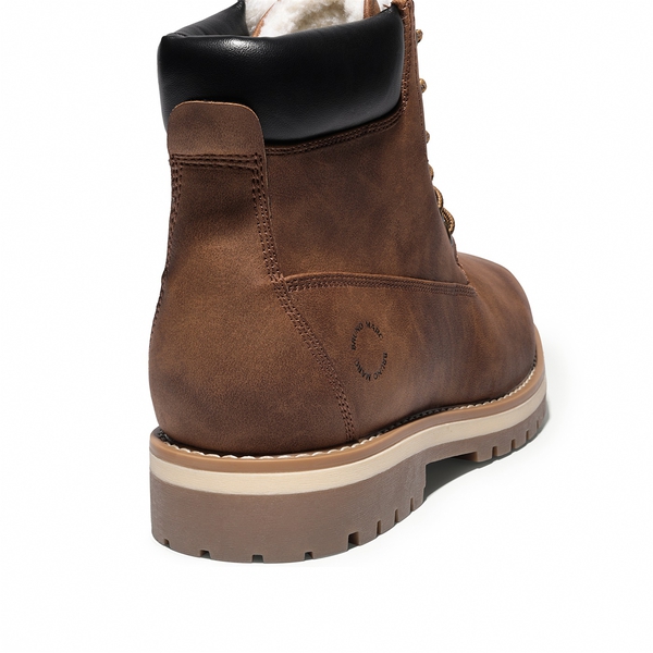 Men's Winter Work Snow Boots  - BROWN - 3