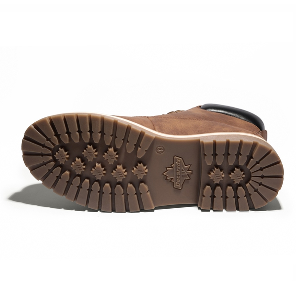 Men's Winter Work Snow Boots  - BROWN - 4