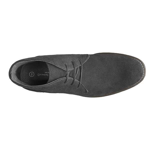 Men's Comfortable Soft Suede Chukka Boots - GREY - 3