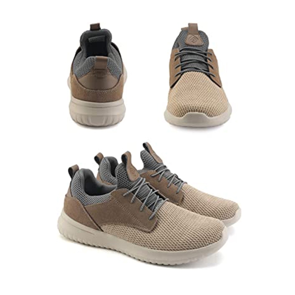 Men's Casual Lightweight Walking Shoes - KHAKI - 3