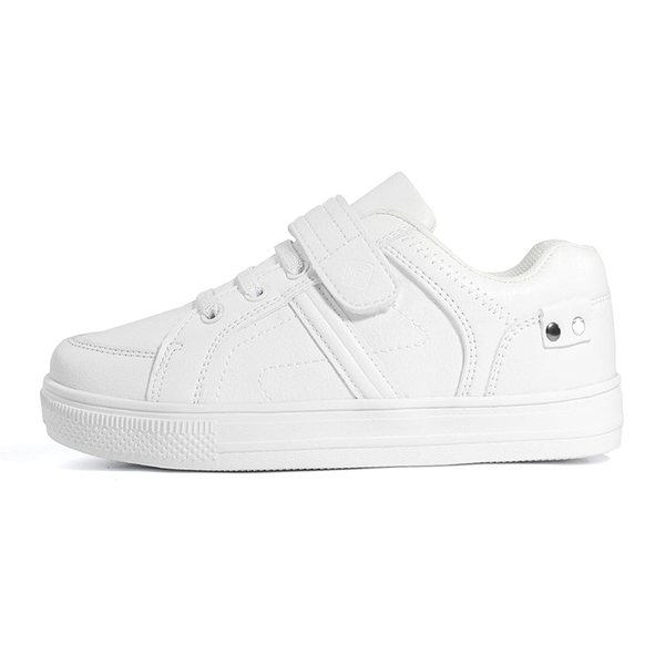 Kids Lightweight Fashion Sneakers - WHITE - 1