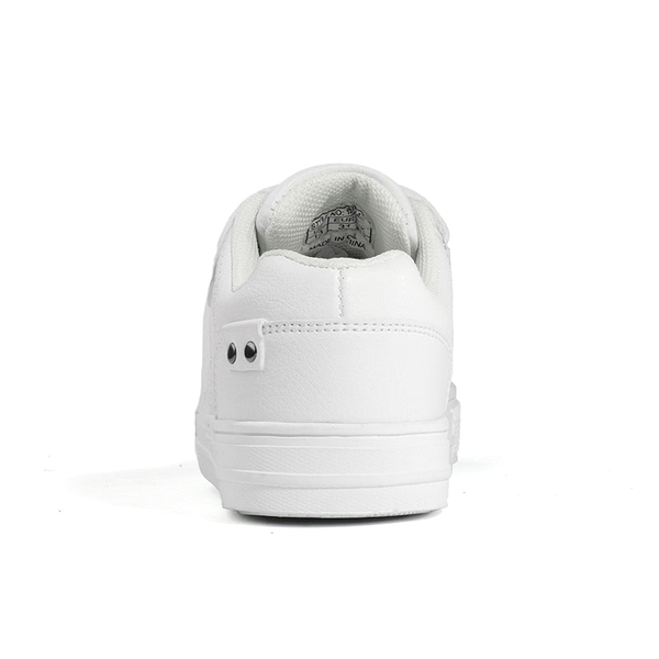 Kids Lightweight Fashion Sneakers - WHITE - 2