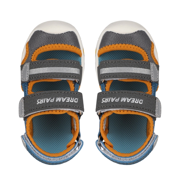Toddler Boys & Girls Athletic Sandals - GRAYISH ORANGE - 3