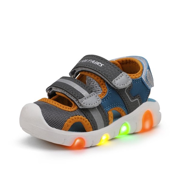Toddler Boys & Girls Athletic Sandals - GRAYISH ORANGE -  0