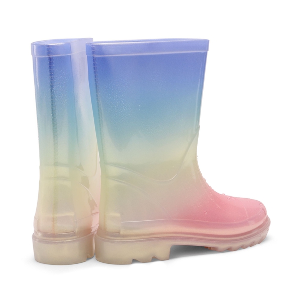 Kids Wellington Non-Slip Rain Boots - GRADIENT BLUE - 3