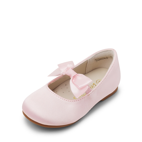 Girls Bow Ballerina Flats - PINK -  0
