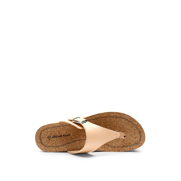 Arch Support Platform Thong Sandals - NUDE - 3