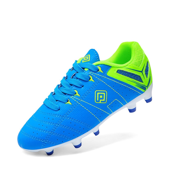 Boys & Girls Soccer Cleats Shoes - ROYAL LEMON GREEN -  0