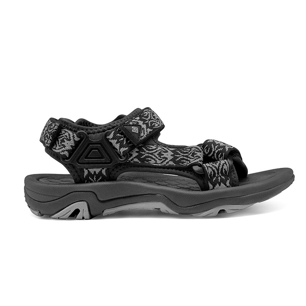Boys and Girls Strap Sports Sandals - BLACK - 5