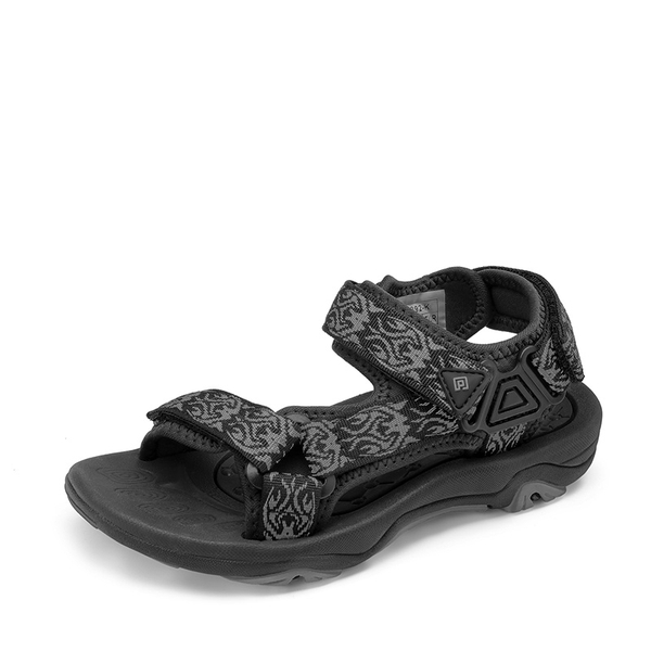 Boys and Girls Strap Sports Sandals - BLACK -  0