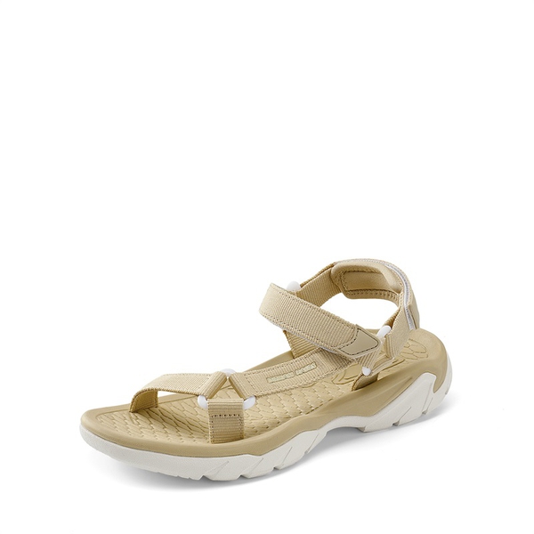 Quick Drying Summer Beach Flat Sandals - BEIGE -  0