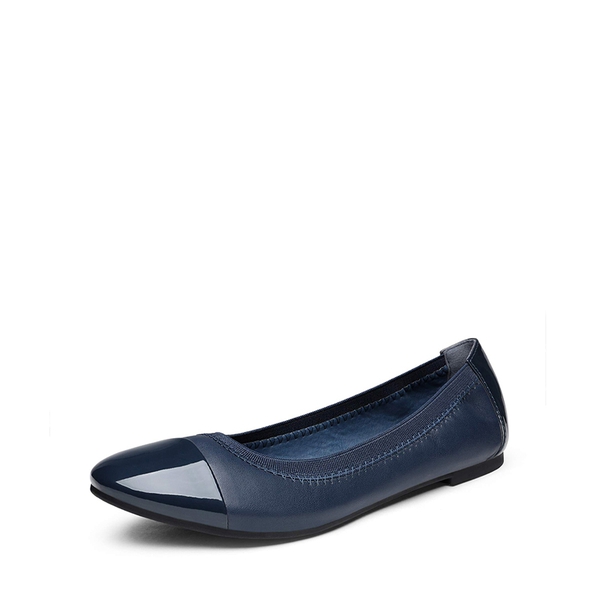 Ballet Walking Flats Shoes - NAVY -  0