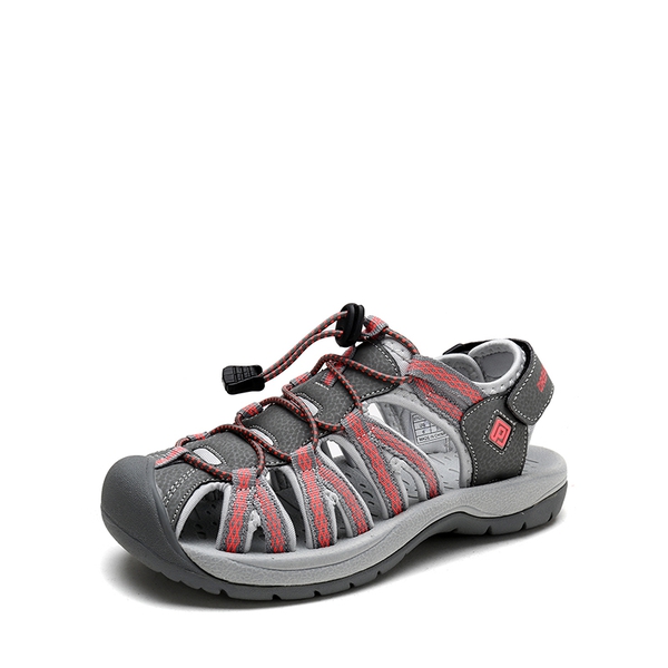 Quick Drying Closed-Toe Outdoor Women’s Athletic Sandals - GREY CORAL -  0