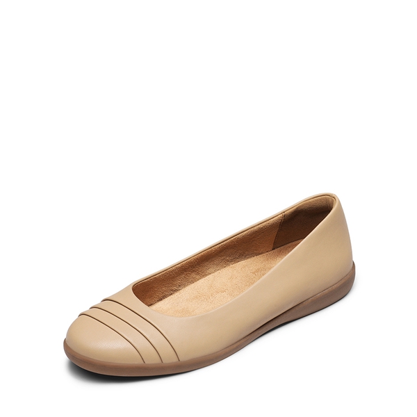 Slip On Arch Support Flats - NUDE -  0