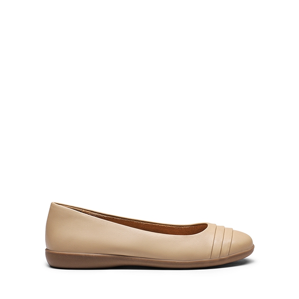 Slip On Arch Support Flats - NUDE - 2