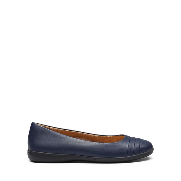 Slip On Arch Support Flats - NAVY - 3
