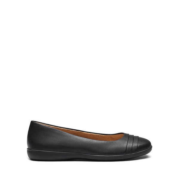 Slip On Arch Support Flats - BLACK - 3