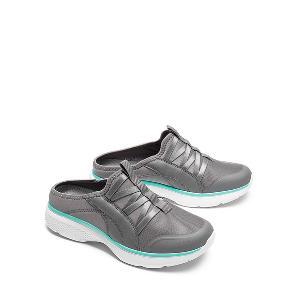 Comfortable Slip on Arch Support Mules - DARK GREY - 5