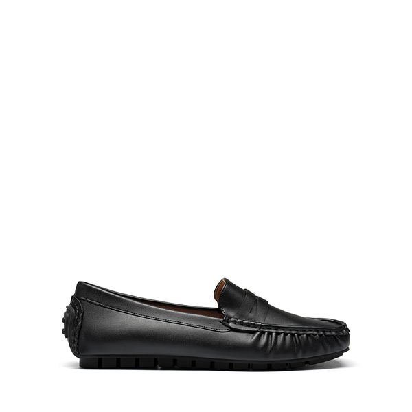 Casual Slip-on Penny Loafers - BLACK - 2