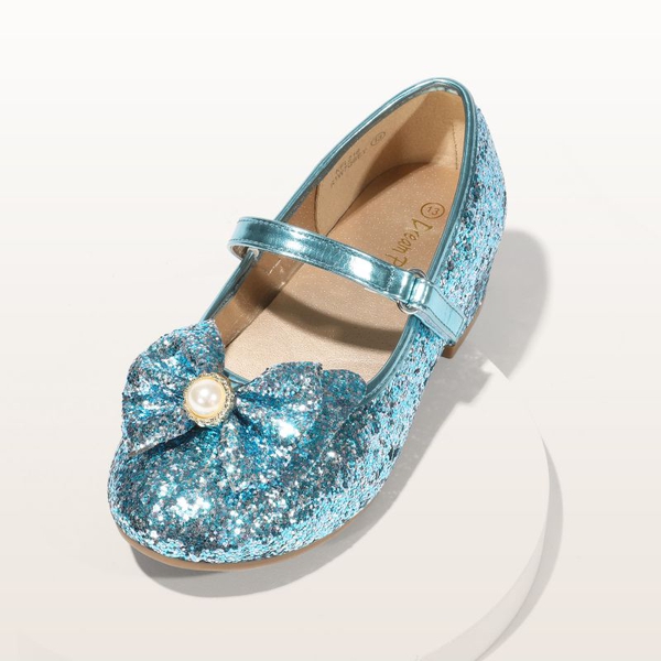 Girls Mary Jane Shoes - BLUE - 4