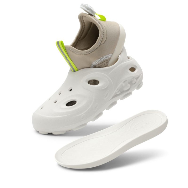 Kids 3 in 1 Lightweight Slip On Outdoor Shoes - WHITE - 1