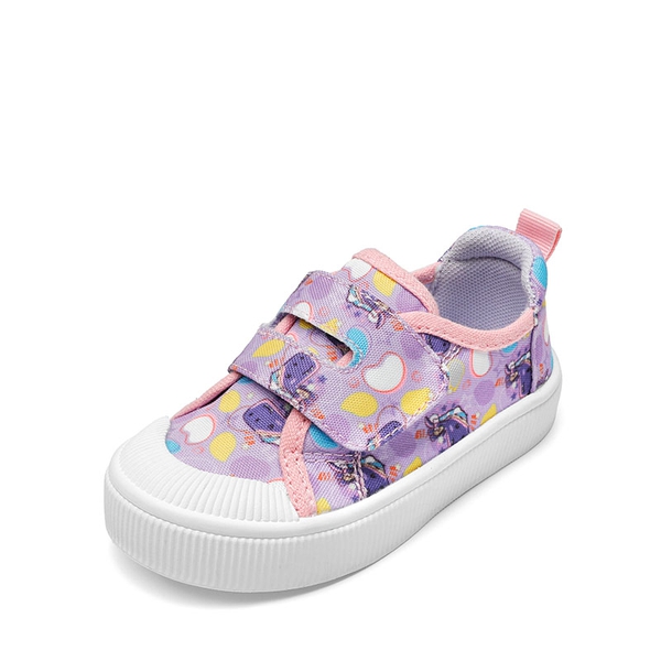 Kids  U-shaped Fastening Cartoon Walking Shoes - PURPLE - 4