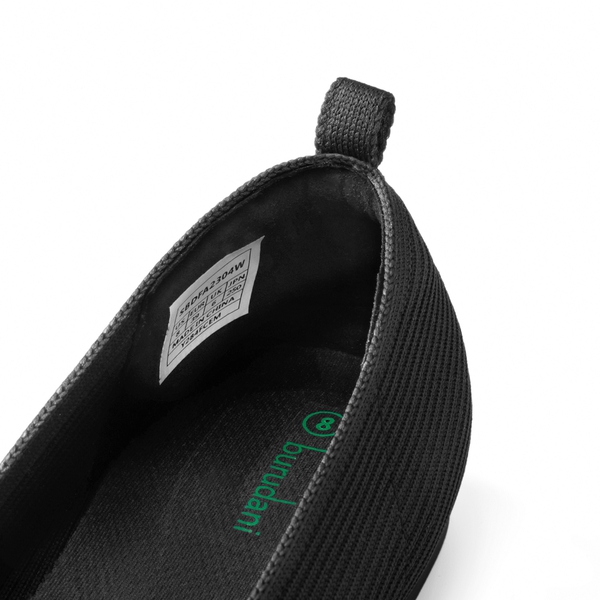 Non-Slip Pointed Toe Breathable Flats  - BLACK - 5
