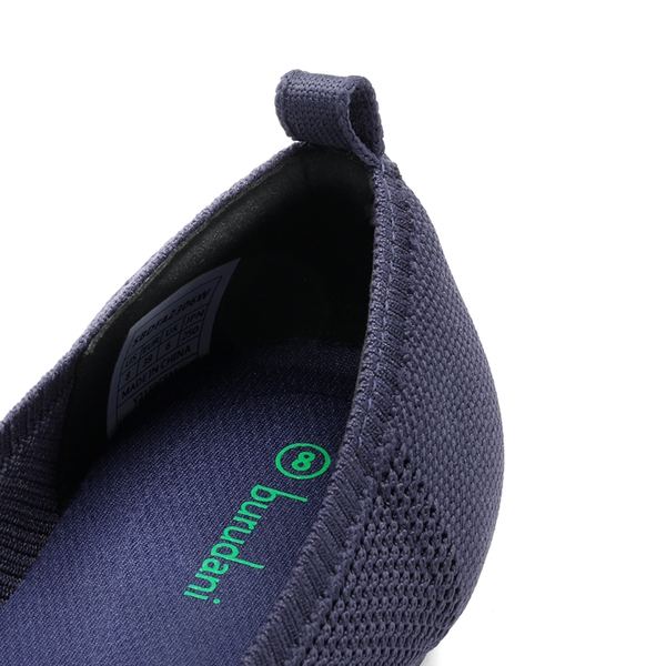 Elegant Removable Ankle Strap Flats  - NAVY - 5