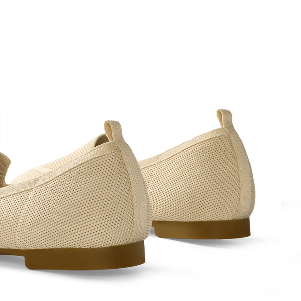 Flexible Pointed Toe Sustainable Loafers - APRICOT - 4