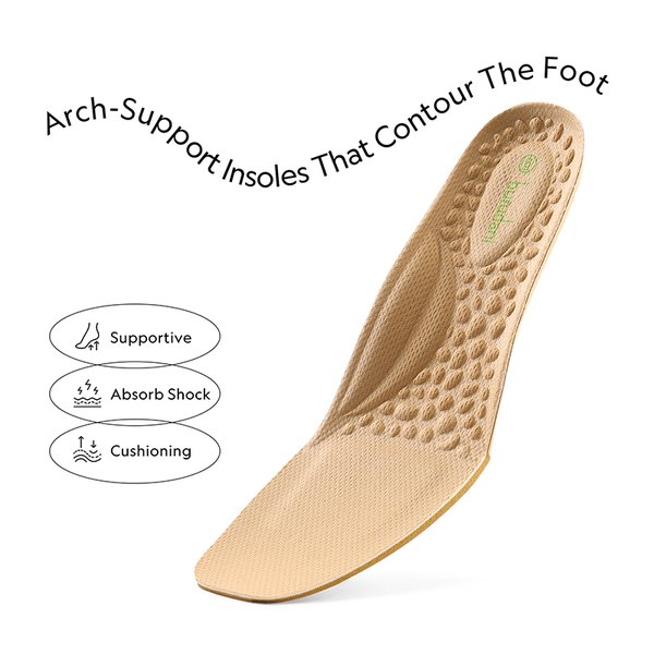 Water-Resistant Block Heel Knit Pumps - BEIGE - 2