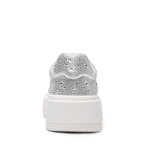 Rhinestone Platform Sneakers - STARRY RHINESTONE - 4
