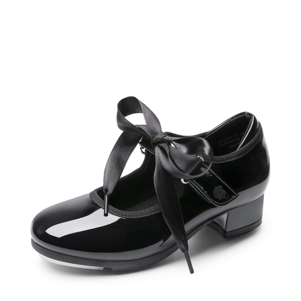 Girls' Mary Jane Tap Shoes - BLACK-PAT - 5