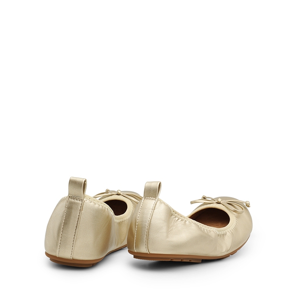 Foldable Bowknot Lightweight Flats - GOLD - 6