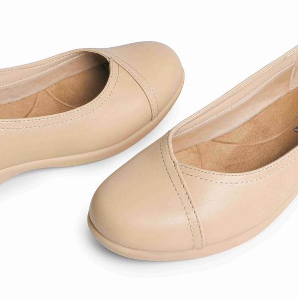 Arch Support Comfortable Flats - NUDE - 5