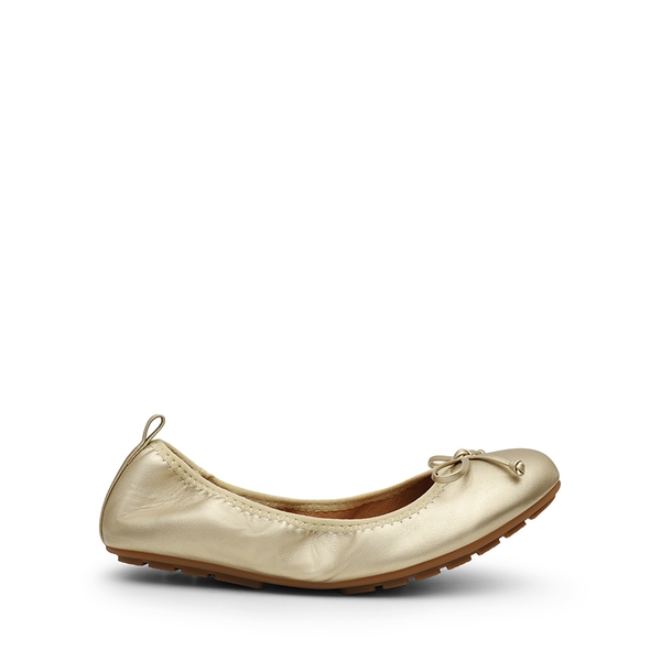 Foldable Bowknot Lightweight Flats - GOLD - 4