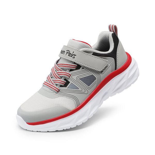 Boys & Girls Lightweight Non-Slip Sneakers - GREY -  0
