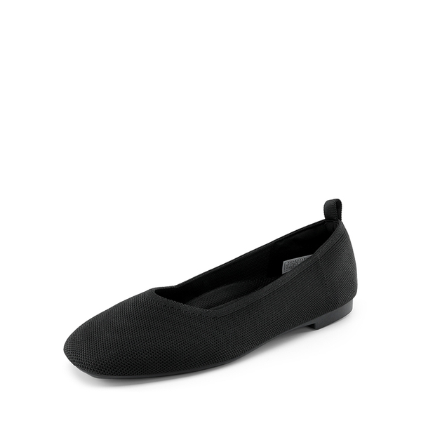 Arch Support Knit Flats-change - BLACK -  0