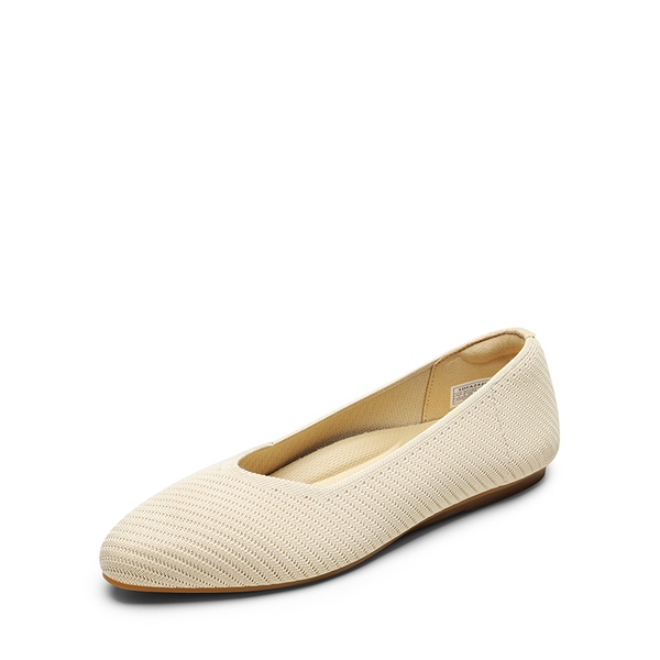 Almond Toe Arch Support Flats - APRICOT -  0