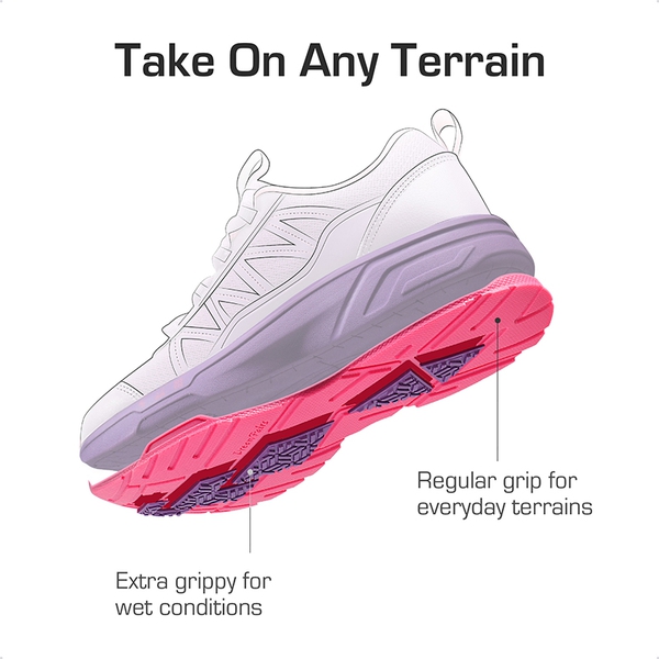 Boys' & Girls' Lightweight Running Shoes - PURPLE - 1