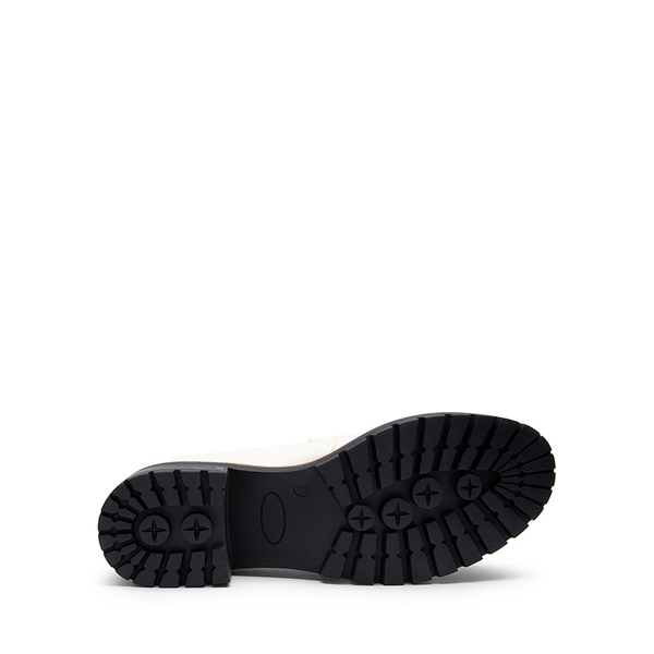 Tassels Chunky Penny Loafers - BEIGE-PU - 2