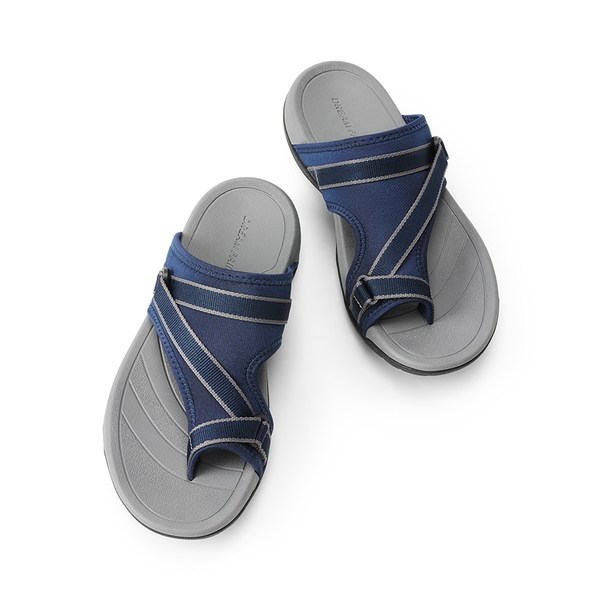 Beach Thong Slide Sandals - NAVY - 4