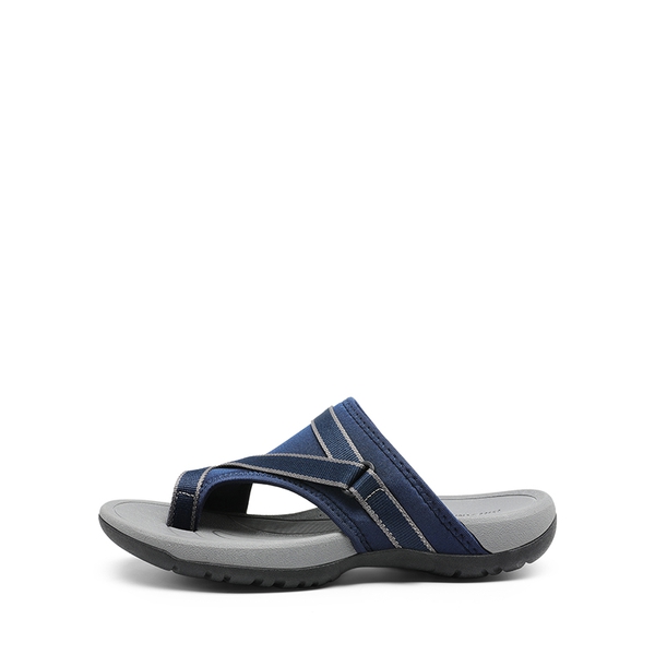 Beach Thong Slide Sandals - NAVY - 1
