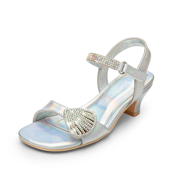 Girls Sandals Ankle Strap - RAINBOW/SILVER -  0