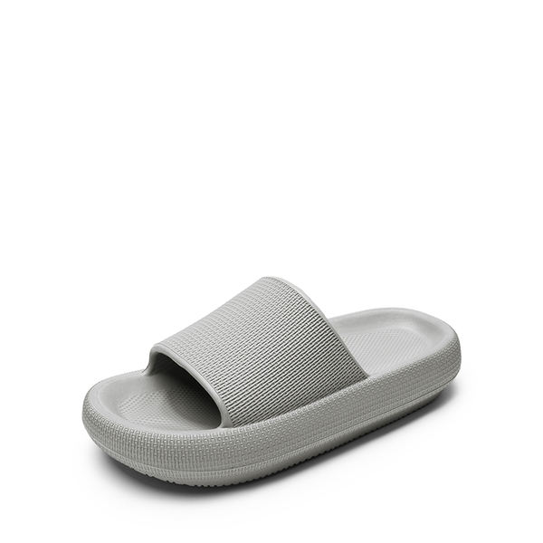 Lightweight Responsive Footbed Slippers - GREY -  0