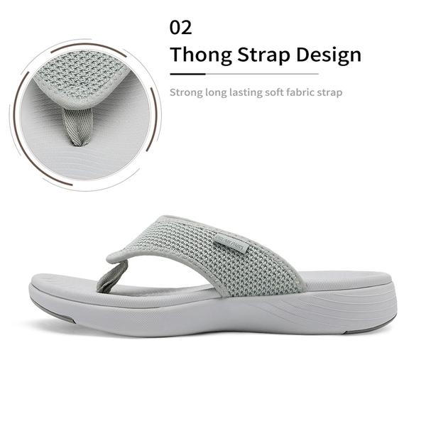 Flip Flop Slippers - GREY - 2