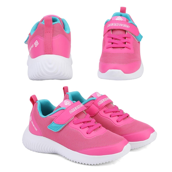 Breathable And Lightweight Kids Running Sneakers - FUCHSIA - 5