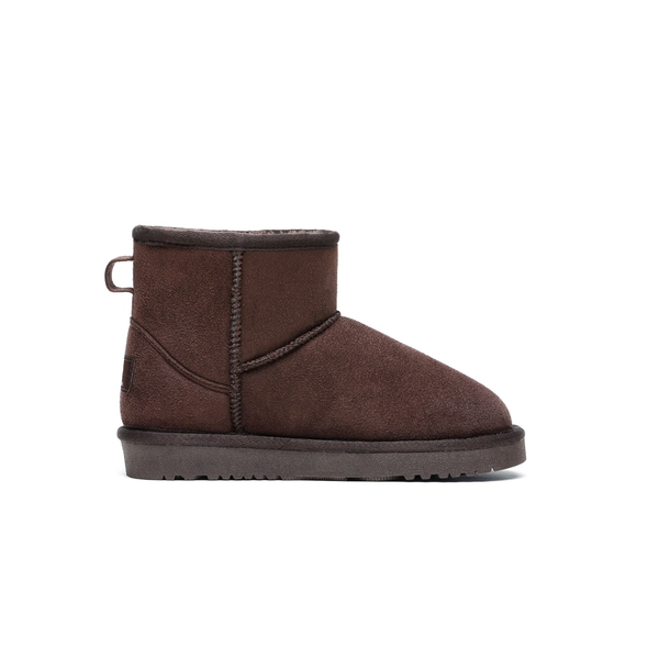 Ankle Snow Boots For Kids - BROWN - 2