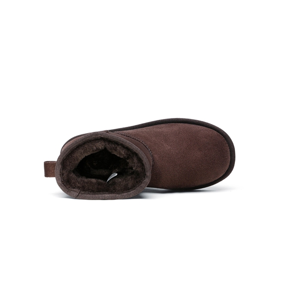 Ankle Snow Boots For Kids - BROWN - 4