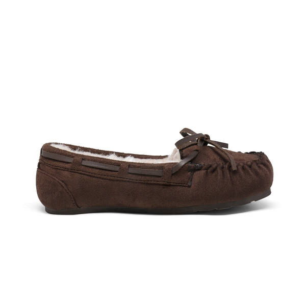 Boys & Girls Faux Fur Slippers - BROWN - 2